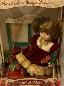 Collector's Choice Limited Edition Genuine Fine Bisque Porcelain Doll - Picture 1 of 8