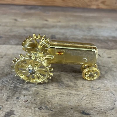 Ertl 70th Anniversary Gold Oliver Tractor signed Joseph Ertl 1987 Loose - Image 1 of 4