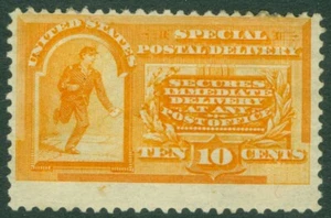 EDW1949SELL : USA 1893. Scott #E3 Mint OG, some paper adherence on gum. Cat - Picture 1 of 2