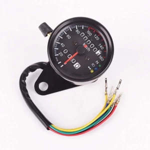 Universal Motorcycle Speedometer Tachometer LED Digital Dual Odometer - Picture 1 of 3