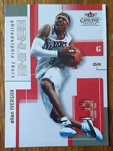 ALLEN IVERSON, 2006-07 FLEER GENUINE INSIDER #67 - Picture 1 of 2