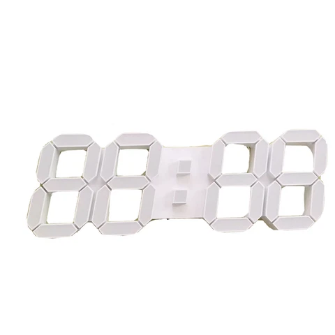3D LED Wall Clock 14 inch AS IS For Parts Or Repair Cover