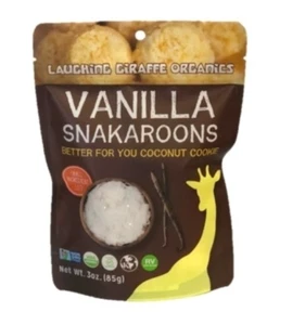 Keto Snacks: Low Carb Vanilla Snakaroons Makronen 3 oz 2 Packungen (8 Netto Kohlenhydrate) - Bild 1 von 2