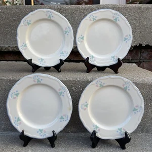 4 RARE 1986 Anchor Hocking Dinnerware Auntie Em Snack Side Bread Plates 7.5" EUC - Picture 1 of 11