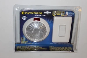  LED PUCK LIGHT CLOSET RV w/ REMOTE WALL MOUNT SWITCH WIRELESS ****12 PACK**** - Picture 1 of 4