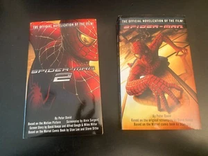 Lot of 2 Peter David SPIDERMAN + SPIDERMAN 2 Movie Adaptation Paperbacks *NEW* - Picture 1 of 3