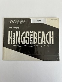 Nintendo Entertainment System Manual ONLY NES Kings Beach instruction booklet