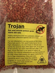 Mouse Poison, Rat Poison, Best Value on Internet . 300g Free Gloves - Picture 1 of 3