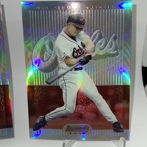 1995 Bowmans Best Cal Ripken Jumbo Refractor card NM-M