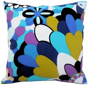 MISSONI CUSHION COVER COTTON REPPS DOUBLESIDE 40x40cm VEVEY 170 - Picture 1 of 7