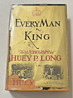 Every Man a King, Huey P. Long 1st Edition 1933 Louisiana Book w/ Dust Jacket