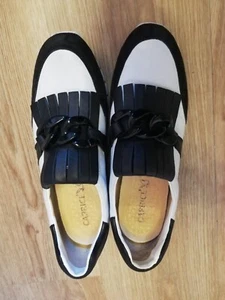 "Caprice" Sneaker im Loafer-Style - schwarz/weiß - Gr. 41 - Bild 1 von 7