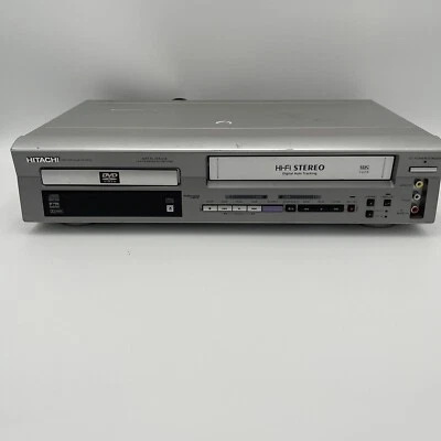 Combo reproductor de DVD/VHS Hitachi DV-PF2U reparación menor necesaria **Leer descripción** Foto 1 de 4