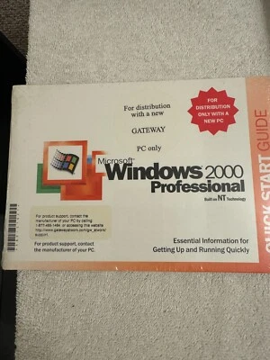 Gateway System Restore Microsoft Windows 2000 Professional - NO PRODUCT KEY!!! - Image 1 of 2