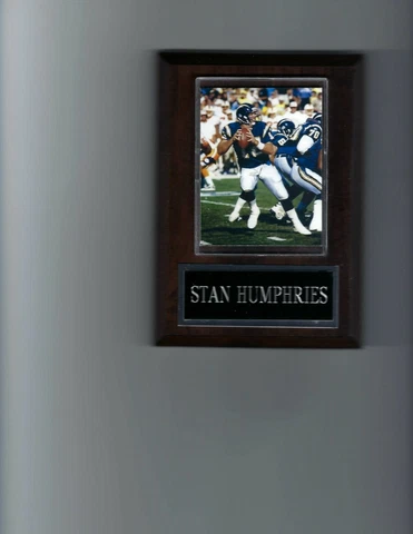 STAN HUMPHRIES PLAQUE SAN DIEGO CHARGERS FOOTBALL NFL Cover