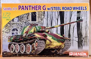 Dragon Models 7339 1/72 Sd.Kfz. 171 Panther G w/Steel Road Wheels NEW Sealed Box - Picture 1 of 1