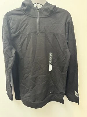 Moletom com capuz Xersion preto quarto de zíper masculino tamanho XL 18/20 Husky - Imagem 1 de 4