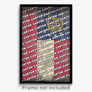 Kanton Georgien Poster (GA City Souvenir 11x17 Stadtdruck) - Bild 1 von 1