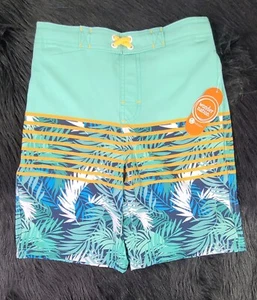 Wonder Nation Boys’ Quick Dry Swim Trunks with Elastic Waist, Large (10-12) - Picture 1 of 6