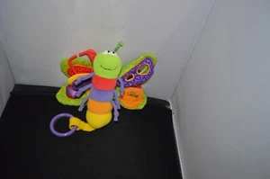 LAMAZE BABY BUG INSECT CLIP N GO PLAY ACTIVITY TOY 7" FREDDIE FIREFLY I8 - Picture 1 of 3