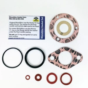 Genuine AMAL 376 Monobloc Carb. New GASKET kit SET AJS BSA Triumph Norton RKC499 - Picture 1 of 1