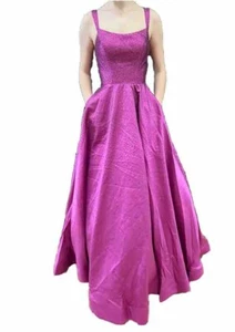 Sherri Hill 54154 Magenta Lux Mikado Hot Stone Ballkleid Abschlussball Festzug Gr. 14 - Bild 1 von 3