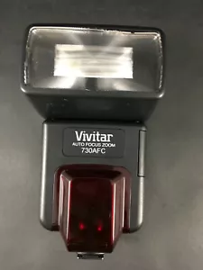 Vivitar 730AF C Auto Focus Flash for Canon Autofocus NOS w Manual Tested Working - Picture 1 of 12