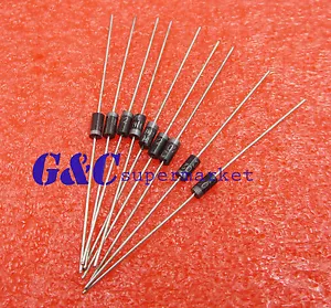 100PCS 1A 100V Diode 1N4002 IN4002 DO-41 Rectifier Diodes - Picture 1 of 1