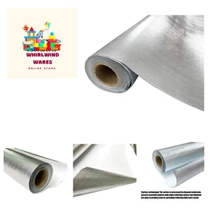 6 Mil Mylar Film Roll Diamond Film Foil Roll Highly Reflective Grow Room 4X25FT - Picture 1 of 6