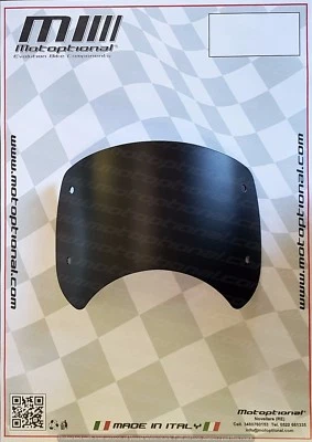 MOTOPTIONAL Cupolino "BOBBER" per tutte le moto faro tondo ø 150/170 - Cafè Racer/Cafe Racer