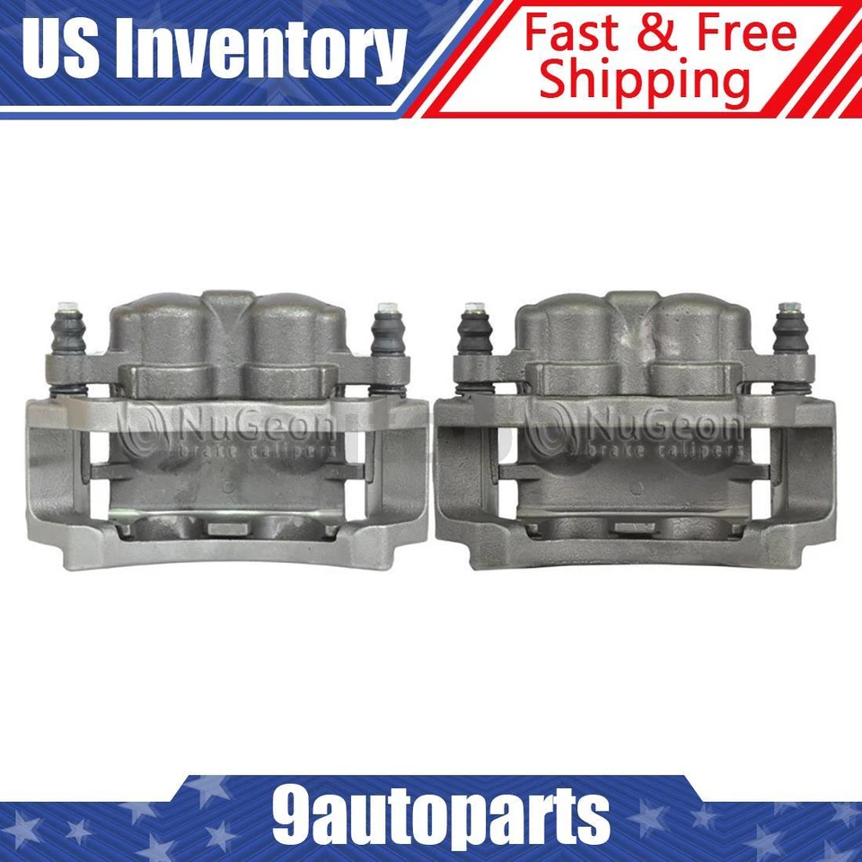 Par de pinzas de freno de disco traseras con soporte para Dodge Ram 1500 2007 2008 Foto 1 de 4