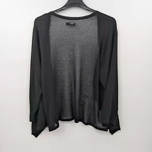 Volcom Open Knit Wrap Sweater Women Size 18W Open Front Asymmetrical Minimalist - Picture 1 of 9