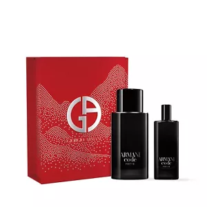 Giorgio Armani Code Homme 75ml EDP & 15ml Travel Spray Gift Set - Picture 1 of 4