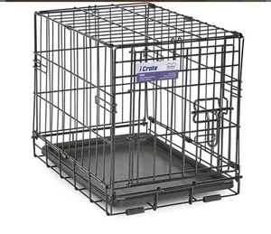MidWest iCrate Metal Dog Crate. Includes Leak-Proof Pan Floor 48x31x36cm - Picture 1 of 2