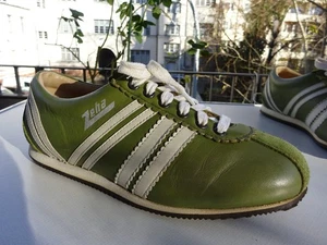 ZEHA BERLIN 150 OLYMPIA Damen Schuhe Sneaker Leder Grün Portugal Gr.37 TOP - Bild 1 von 18