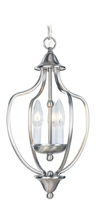 Livex Lighting 4170-91 Home Basics Mini Chandelier Brushed Nickel - Image 1 of 4