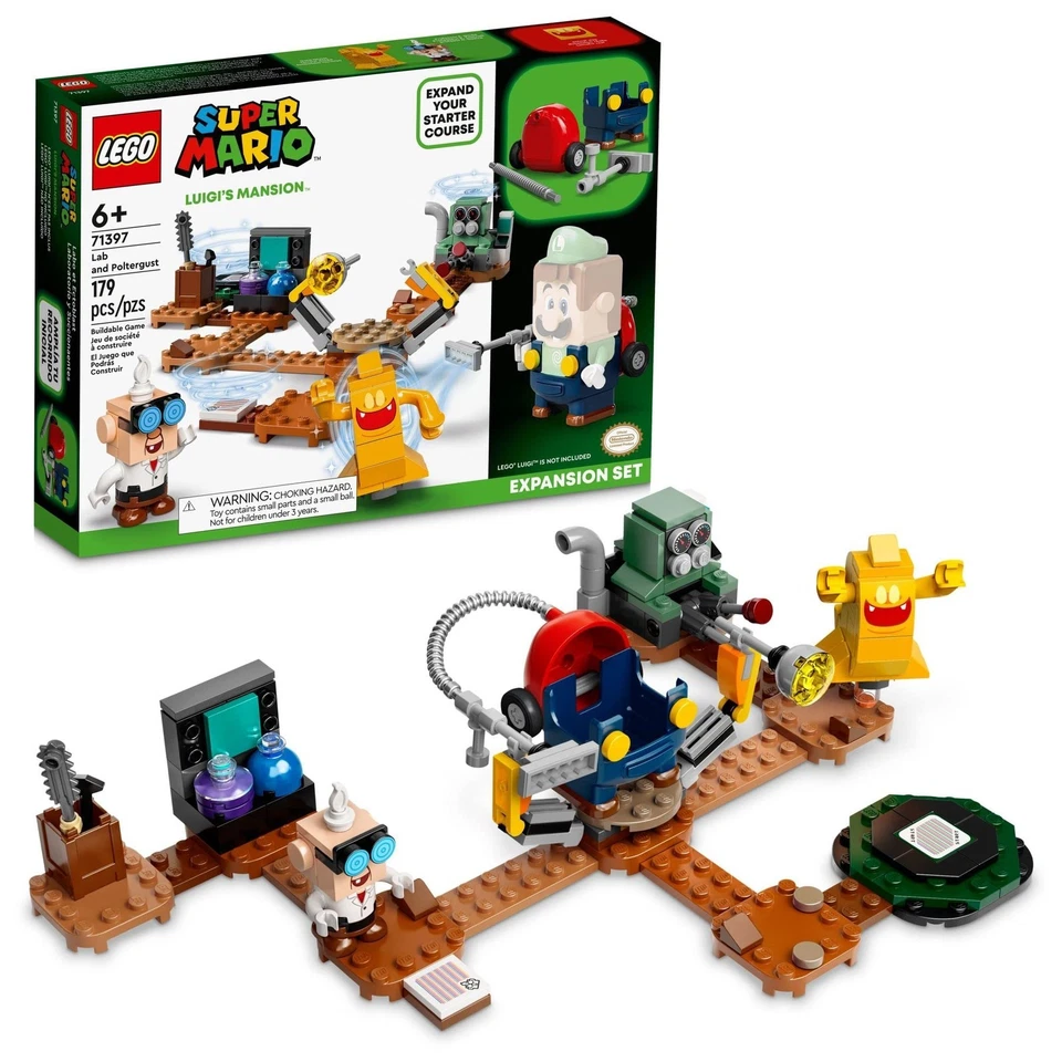 LEGO Super Mario Luigi's Mansion Lab and Poltergust Expansion Set 71397 Retired - Bild 1 von 1