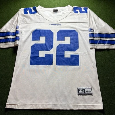 Camiseta de colección Starter NFL #22 Emmitt E Smith Dallas Cowboys talla 46 Foto 1 de 4