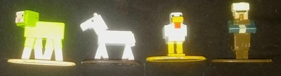 Lot of 4 Minecraft Die Cast Figures. Jada Toys - Image 1 of 2