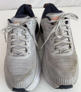 Hoka One One Bondi 7 Shoes Women's U.S 9 Grey Running Athletic Walking Sneakers - Picture 1 of 8