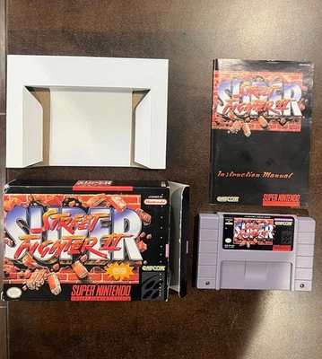 Super Street Fighter II SNES Super Nintendo Complete in Box CIB - Image 1 of 4