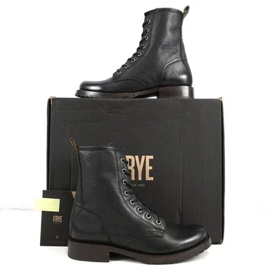 Botas de combate Frye Veronica Flex en negro (FR41544-BLAC) - para mujer talla US 7,5 Foto 1 de 4