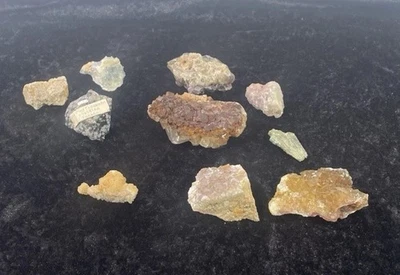 10x Mineralien Mineraliensammlung - Konvolut Steine Sammeln Erdreich Deko - Bild 1 von 4