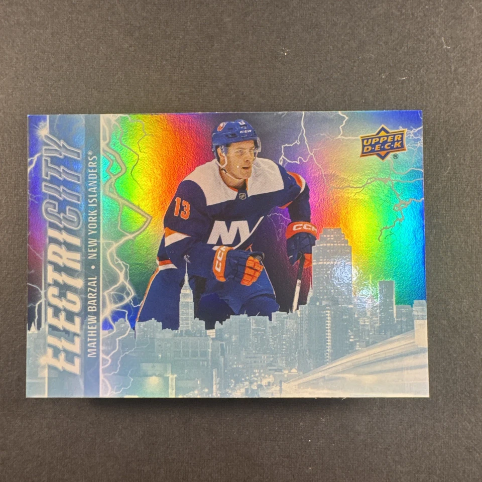 2024-25 Upper Deck Series 2 - Electricity Mathew Barzal #EC-3 - Image 1 of 1