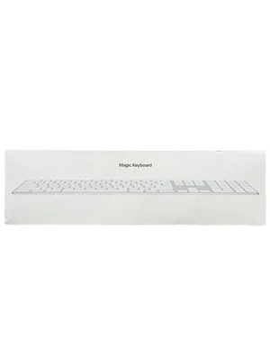 Apple Magic Wireless Keyboard With Num Pad Lightning Model A1843 - White - Image 1 of 3