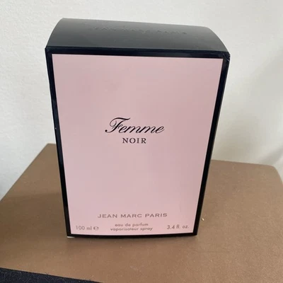 Jean Marc Paris Femme Noir Eau de Parfum Spray 100 ml, 3,4 oz NUEVO Foto 1 de 4