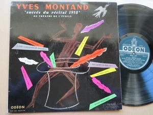 Yves MONTAND -  " succès du récital 1958 "  - Original 1959 - ODEON OSX 142 - Foto 1 di 3