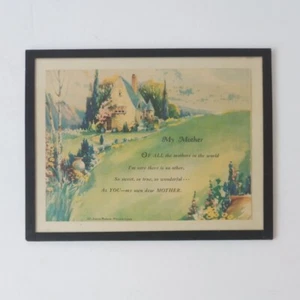 Stanton Products Canada My Mother Framed Art Print - Picture 1 of 3