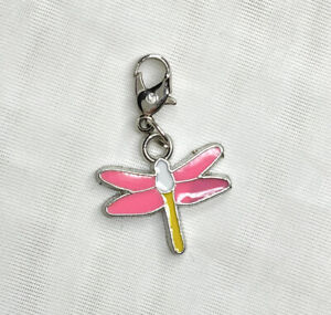 Dragonfly Charm Clip on/ Bracelet Necklace Charm Pendant