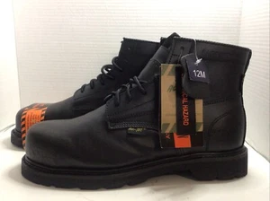 Ad Tec Mens Work Boots, Black - Composite Toe, Electrical Hazard, Size 12 M - Picture 1 of 14